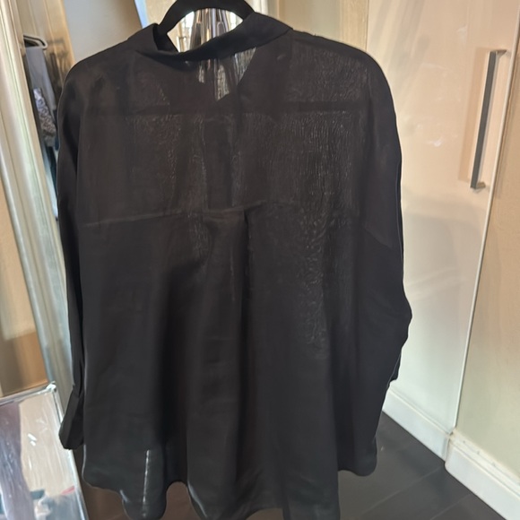 Zara Linen Button Down Shirt - Picture 4 of 4